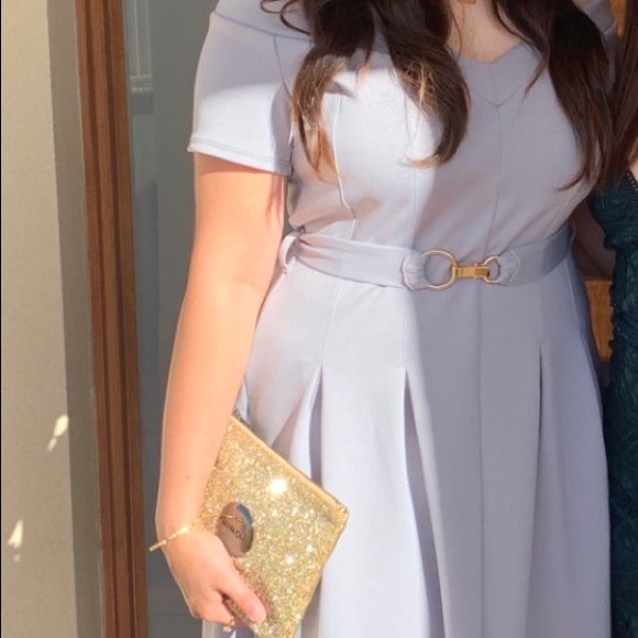 ASOS Grey Dress Sz 12 - Picture 2 of 5